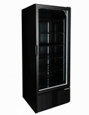 Habco ESM28HCTD-BLK 30" Wide 78" High 1 Swing Door Glass Refrigerator Merchandiser