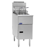 Pitco SG14S 40-50 Lb. Natural Gas Floor Fryer - 110,000 BTU SG14S