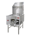 Omcan 16″ Ring Single Chamber Natural Gas Wok Range 125,000 BTU 48412
