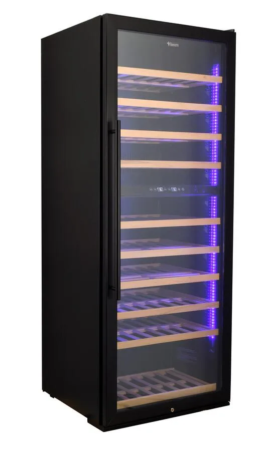 Shawarma Machine Setup Vinovero 32″ Dual Zone Wine Cooler with 290 Bottle Capacity and Black