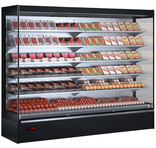 99" Alaska-Line Multideck Open Air Merchandiser Cooler Self Contained HIT-111-2