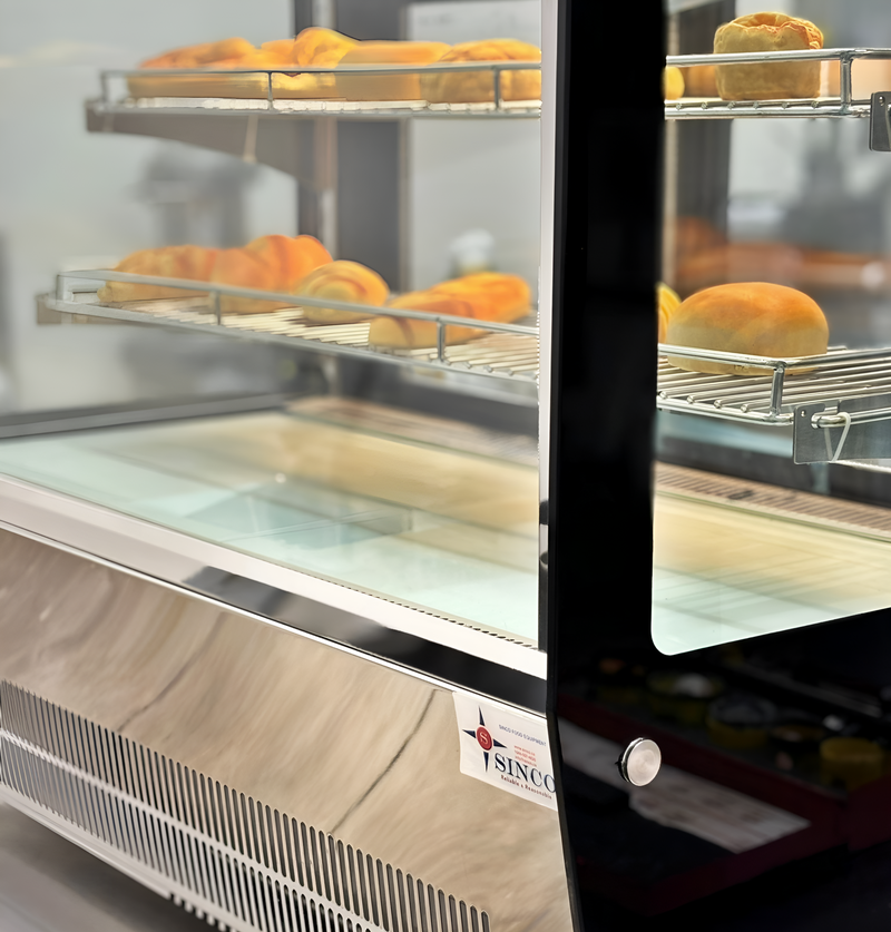Chef Counter Display 48'' CHEF Refrigerated Countertop Display Case Curved - LISA-120C