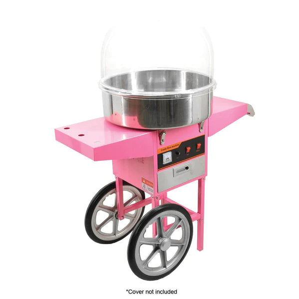 Omcan Cotton Candy Machine with 20.5" Bowl and Trolley - 40383