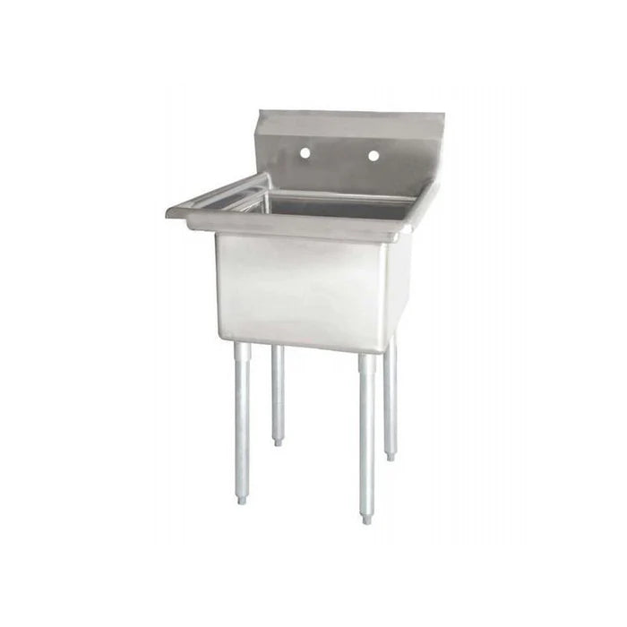 26'' CHEF One Tub Sink with Centre Drain & No Drainboard CH-2002