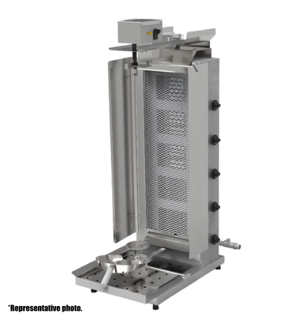 Inoksan Doner Shawarma Machine 5 Burner Natural Gas Used FOR02295