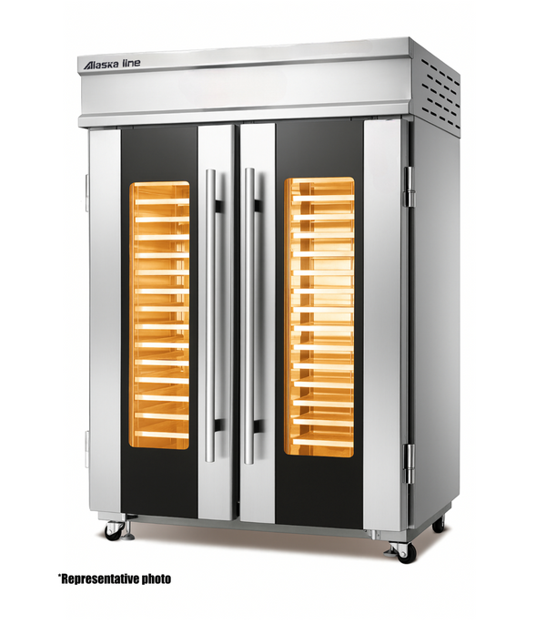 Alaska Line 57'' Retarder Double Door Refrigerated Proofer Cabinet 72 Tray Capacity, HIT-413