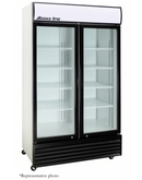 52'' Alaska-Line Double Sliding Glass Door Cooler - 38.3 Cu.Ft. HIT-801