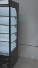 Alaska-Line 39" Open Air Cooler Display Merchandise Refrigeration – 12.3 Cu. Ft. Capacity – HIT-42