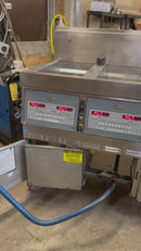 Henny Penny Fryer Natural Gas Built in Filtration 300,000BTU Used, FOR01715