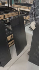 White Double Sided Gondola Supermarket Shelving HD-WA