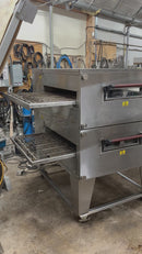 32'' XLT Double Deck Conveyor Natural Gas Pizza Oven Used FOR02464