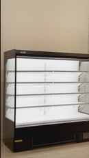 Alaska-Line 76'' Open Air Merchandise Display Cooler w/ Curtain 31.7 Cu.Ft. HIT-23