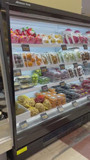 Alaska-Line 101'' Open Air Merchandise Floor Display Cooler w/ Curtain Remote or Self Contain HIT-22