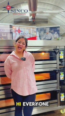 Alaska-Line 70'' Electric Bakery Three Deck Oven with Steam Injection HIT-445