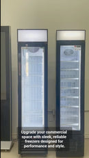 CHEF 16.5" Single Door Slim Display Freezer 105L SD105B