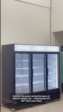 78'' Alaska-Line Three Glass Door Cooler 62 Cu.Ft. HIT-806