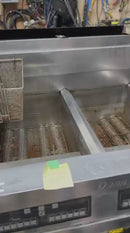 Dean 120,000 BTU 2 Tank Natural Gas Fryer Used FOR02294