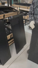 Double Sided Black Gondola Supermarket Shelving YD-S003AB