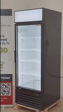 28" Alaska-Line Single Door Upright Cooler 23 Cu. Ft. HIT-804