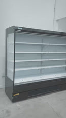 Alaska-Line 101'' Open Air Merchandise Floor Display Cooler w/ Curtain Remote or Self Contain HIT-22