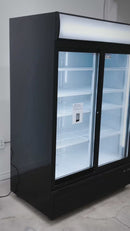 52'' Alaska-Line Double Sliding Glass Door Cooler - 38.3 Cu.Ft. HIT-801