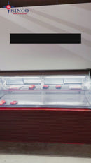 203'' - 16.9 FT Alaska-Line Gravity Cooling Meat/Deli Display Cooler Remote or Self-Contain Options HIT-1575