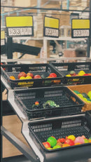 Single Sided Vegetable Rack with Black Baskets YD-V009