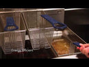 Ultrafryer B-P30-18-2-UCP 70-110 Lb. UltraGold 2-Vat Commercial Gas Fryer - 210,000 BTU