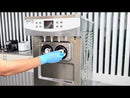 Space Soft Serve Ice Ceam Machine Countertop Twist Flavour Gravity Feed X003