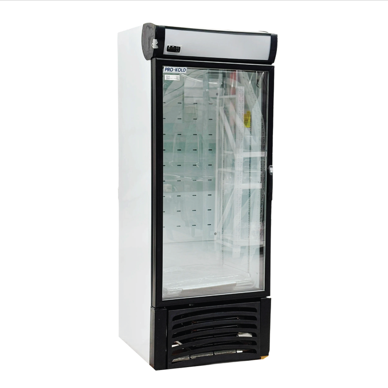 30" Pro-Kold Single Glass Door Freezer 16 Cu.Ft - DURF-16W