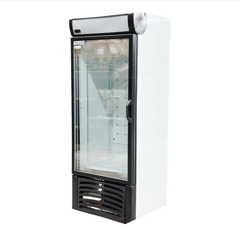 30" Pro-Kold Single Glass Door Freezer 16 Cu.Ft - DURF-16W