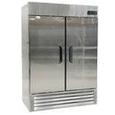 55'' CHEF Double Solid Door Stainless Steel Cooler 46.1 Cu.Ft., LRSR2-H