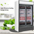 Alaska-Line 52" Two Swing Glass Door Cooler 38.3 Cu.Ft., HIT-802