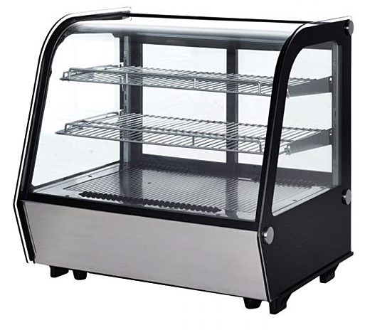 35'' Omcan Countertop Refrigerated Display Case 160L Capacity, 44630