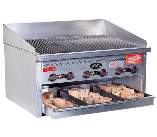 Royal Range 36'' Countertop Gas Charbroiler TB-836-SM