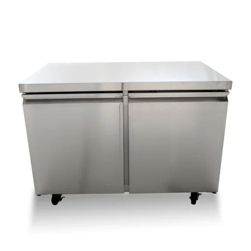 48" CHEF Double Solid Door Under Counter Cooler TUC-48R