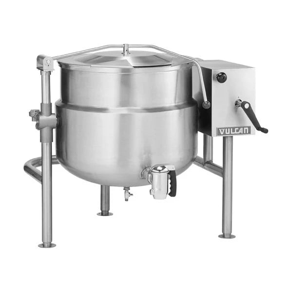 Vulcan 60-Gallon Tilting Direct Steam 2/3 Jacketed Kettle K60DLT