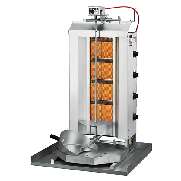 POTIS Natural Gas 4 Burner Shawarma/Doner Machine GD4