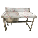 47'' CHEF One Tub with Centre Drain & Right Drainboard CH-2020