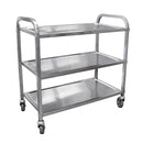 Omcan Stainless Steel Bussing Cart with 31.5″x17.6″ Tray, 24419