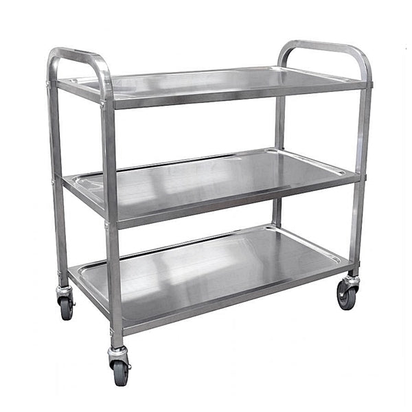 Omcan Stainless Steel Bussing Cart with 31.5″x17.6″ Tray, 24419
