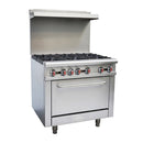 36" Omcan Commercial Gas Range Natural Gas 43151