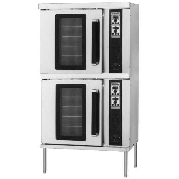Hobart Double Deck Half Size Electric Convection Oven HEC202