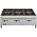 36” Vulcan Counter Top Gas Open 6 Burner VCRH-36
