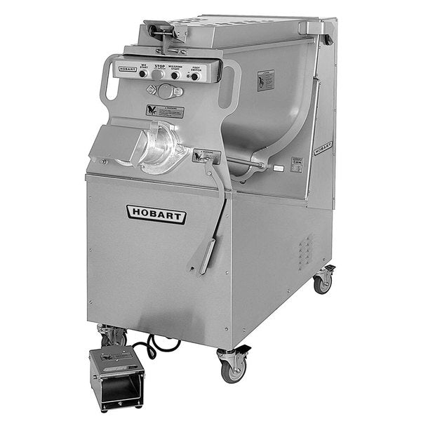 Hobart Meat Mixer/Grinder with Air-Drive Foot Switch Operation 150LBS Capacity, MG1532-132-1