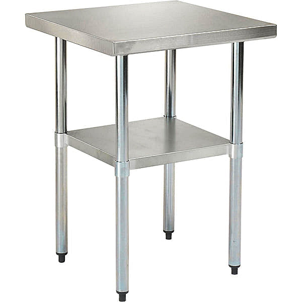24'' All Stainless Steel Work Table No Backsplash WT-2424-E