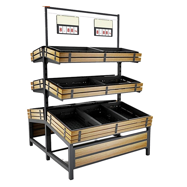 54" Double Side Vegetable & Fruit Rack HBR-3000