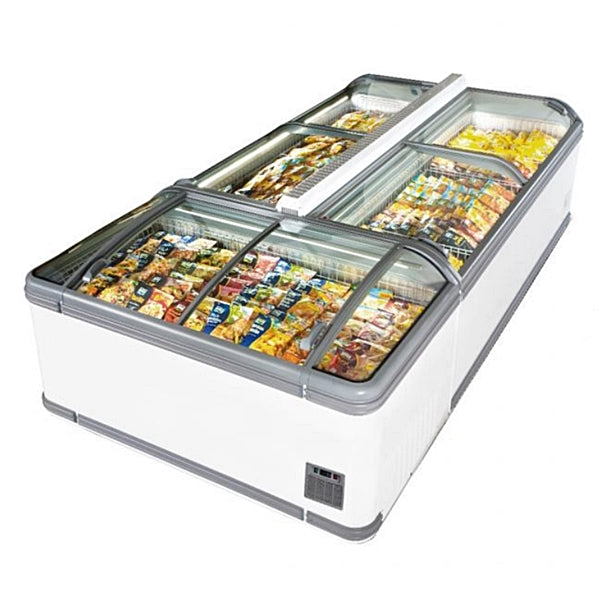 73'' CHEF Island Freezer with Top Open Sliding Door VENUS 185 (END)