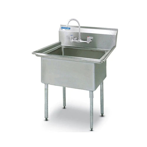 26'' CHEF One Tub Sink with Centre Drain & No Drainboard CH-2002