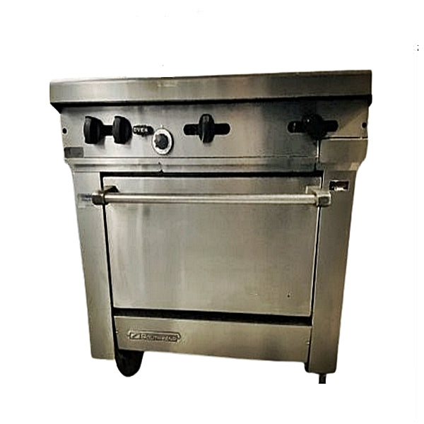 37'' USED Southbend Range with 2 Open Burners & 24” Griddle FOR01433
